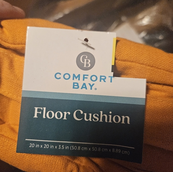 Tan Tufted Floor Cushion - Picture 2 of 3